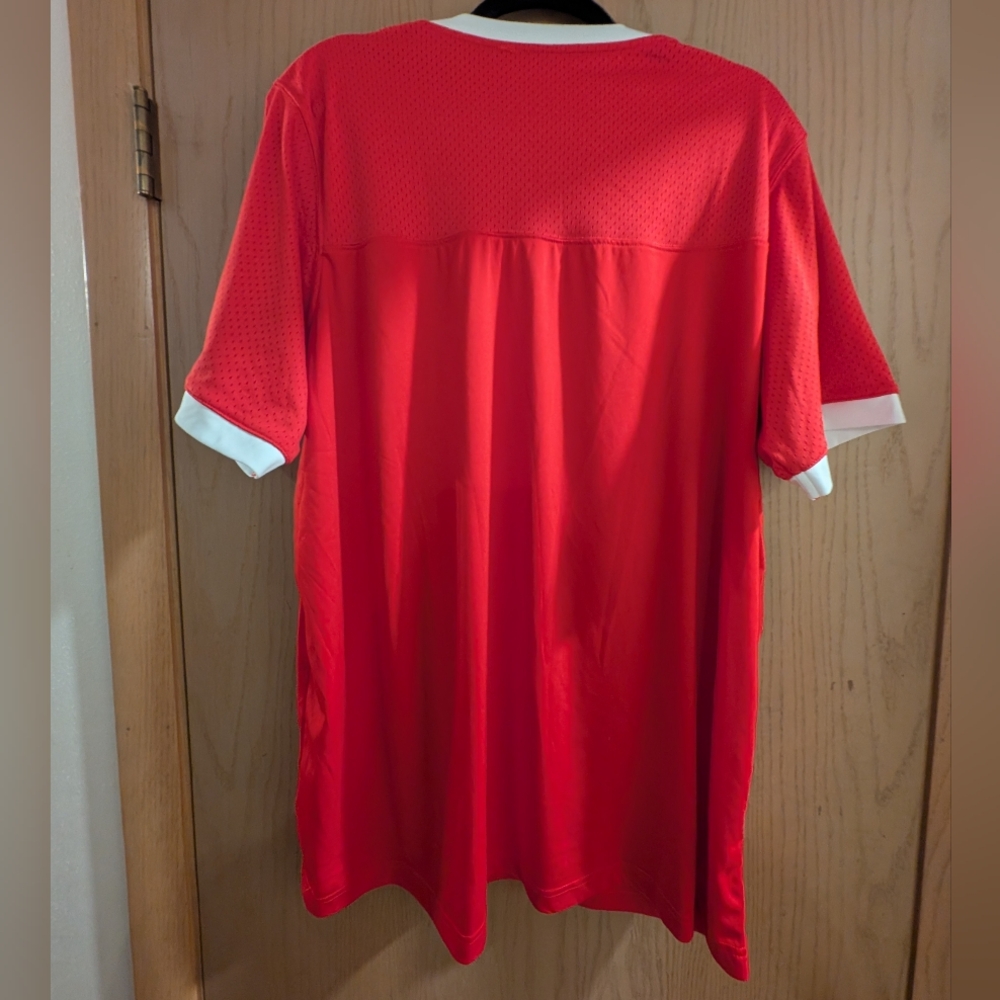 Red Wisconsin Men's Jersey - Picture 5 of 5